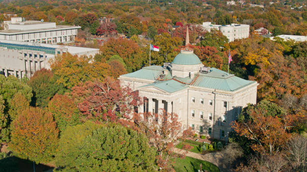 istock North Carolina State Capitol Building - Aerial 1370580544