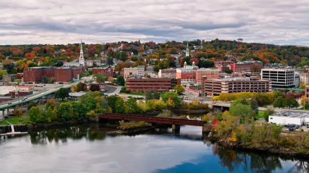 Photo of Aerial View of Bangor, Maine