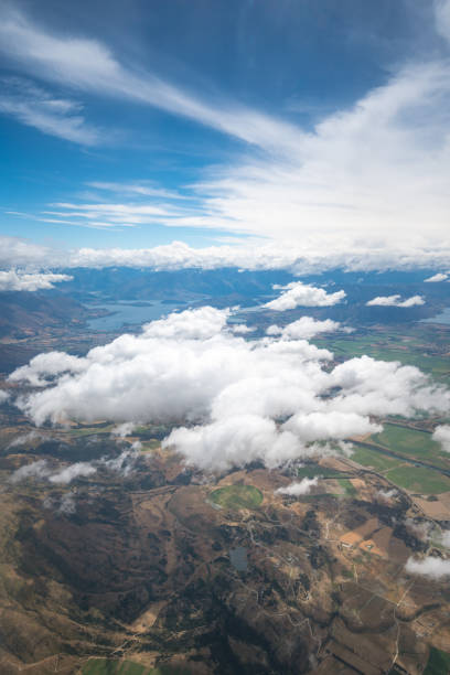 istock Queenstown From Above on Cloudy Day 1370587298
