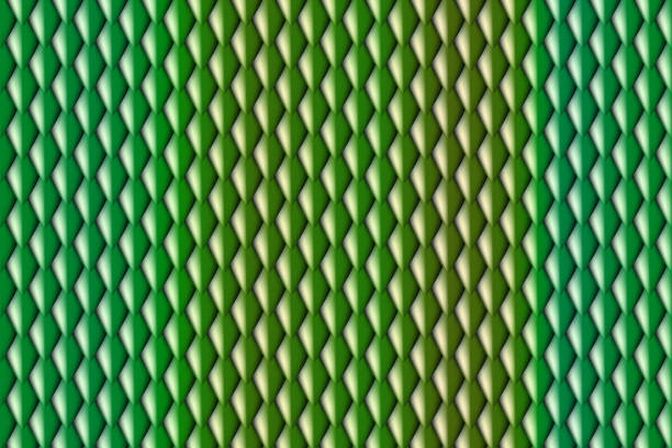 dragon squama geometrisch schillernder grüner farbverlauf nahtloser hintergrund - chinese dragon lindworm mosaic dragon stock-grafiken, -clipart, -cartoons und -symbole