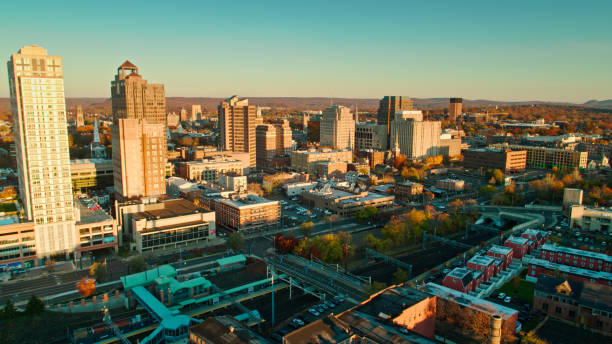 istock Downtown New Haven, Connecticut - Aerial 1370597141