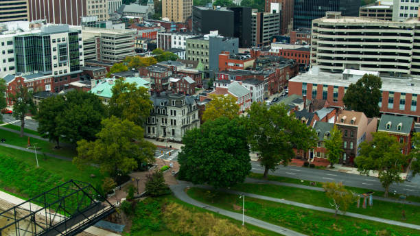 istock Riverfront Park in Harrisburg, PA - Aerial 1370599957