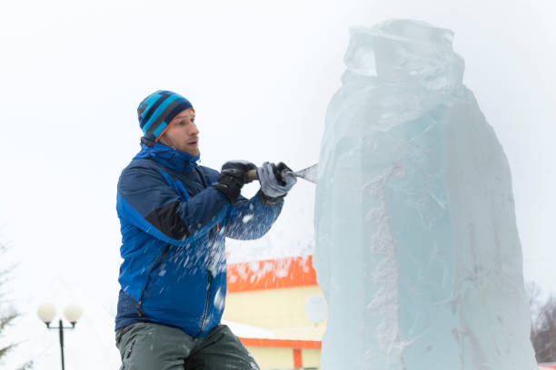 istock Portrait of a sculptor at work on a figure 1370602453