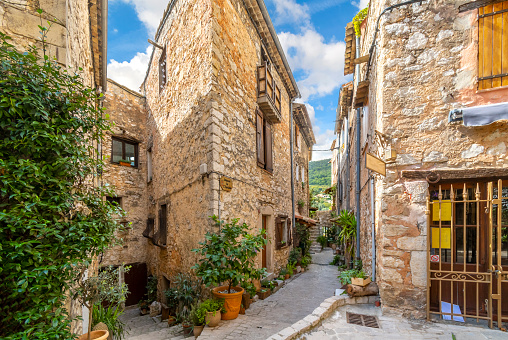 The historic center of a medieval village in the Province of L'Aquila.