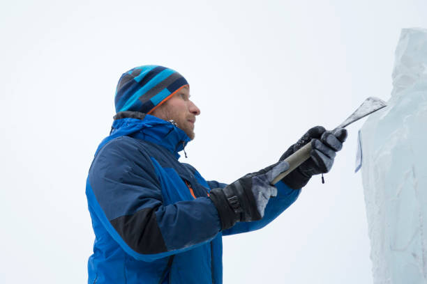 istock Portrait of a sculptor at work on a figure 1370602538
