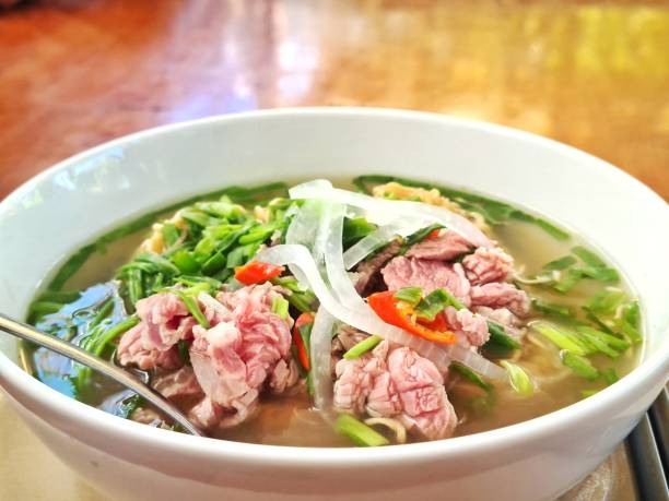 istock Pho Vietnam Traditional Food Beef White Bowl 1370603684
