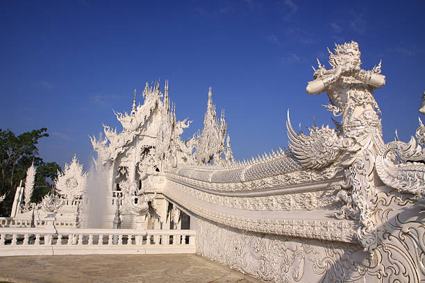 istock Beautiful Statue at Wat Rong Khun 137060836