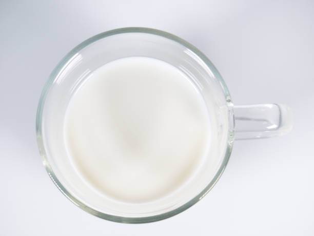 istock Hot milk, close up photo 1370615938