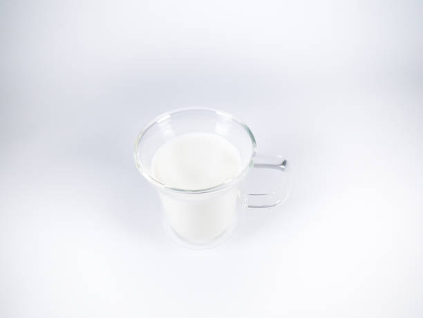 istock Hot milk, close up photo 1370615948