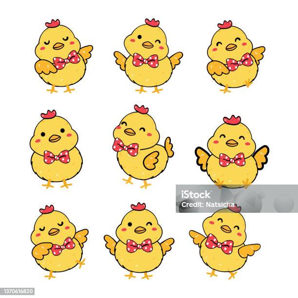 Ilustración de Grupo De Lindo Pollo Bebé Juguetón Usar Cinta Roja Colección De Pajarita Animal Juguetón Ilustración de Grupo De Lindo Pollo Bebé Juguetón Usar Cinta Roja Colección De Pajarita Animal Juguetón
