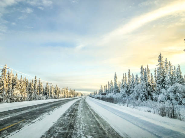 istock Winter Driving in Alaska 1370620384