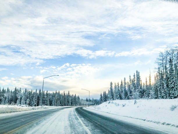istock Winter Driving in Alaska 1370620442