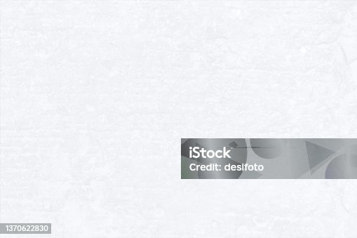 istock Horizontal of monochrome pastel white or very light grey coloured blotchy vector backgrounds with subtle grunge spots or blotches or smudges all over the wooden laminate like wood grain design 1370622830