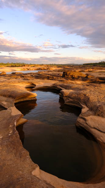istock Three thousand waving the rocks beneath the Mekong river. 1370622844