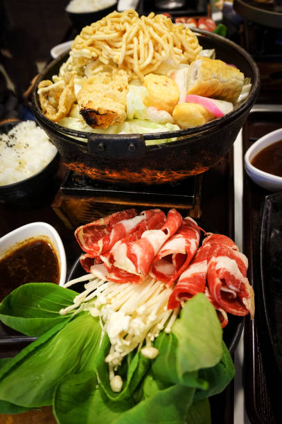istock Japanese Traditional Hot Pot Beef Sukiyaki 1370623751
