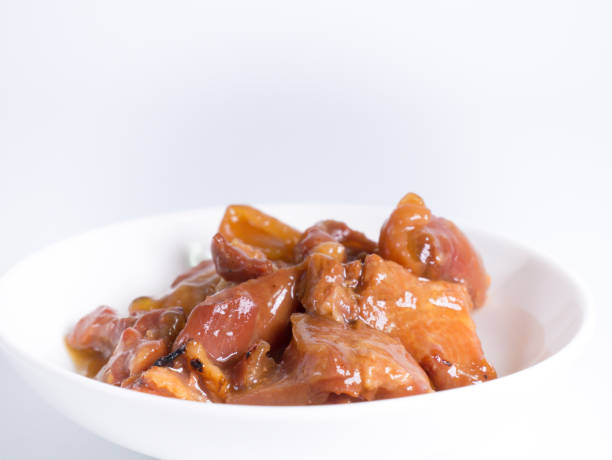 istock Japanese Stewed chicken, close up photo 1370627284