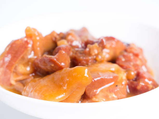 istock Japanese Stewed chicken, close up photo 1370627294