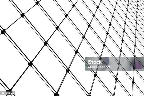 Glass Wall Stock Photo - Download Image Now - Black And White, Architecture, Construction Industry