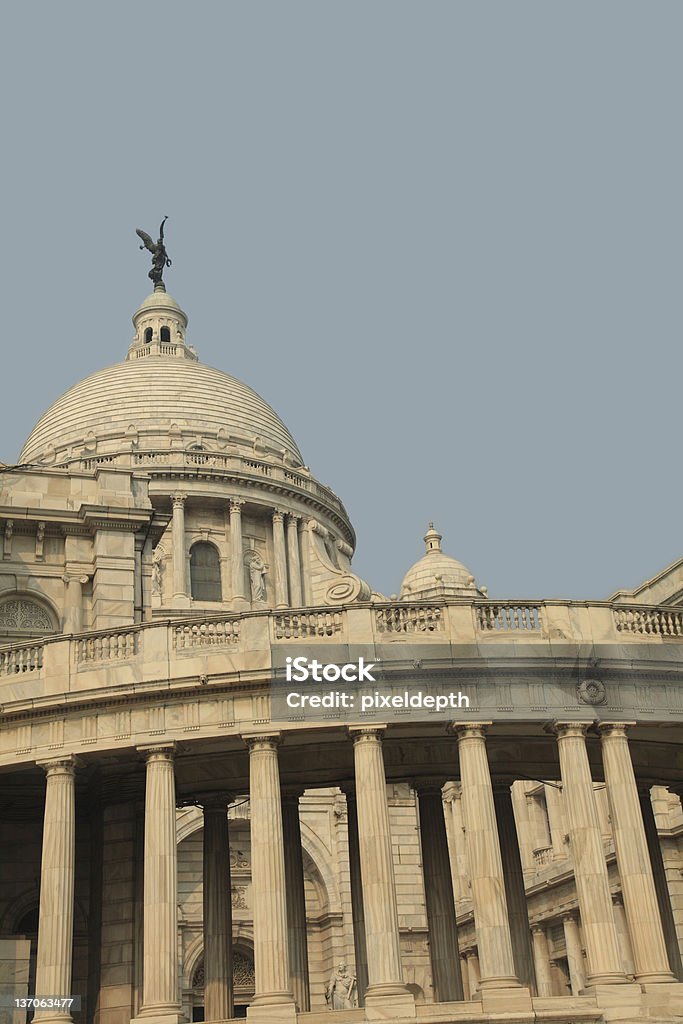 Victoria Memorial, Kolkata. Victoria Memorial, one of the famous Historical Monument of Indian Architecture. It was built between 1906 and 1921 to commemorate Queen Victoria's 25 years reign in India located in Kolkata (Calcutta). Architecture Stock Photo