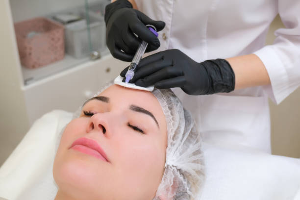 istock Cosmetic injections for skin rejuvenation. 1370651688