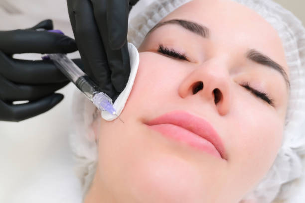 istock Cosmetic injections for skin rejuvenation. 1370651720