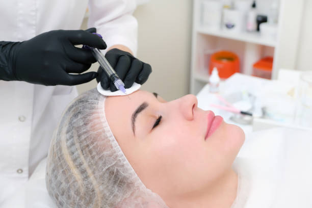 istock Cosmetic injections for skin rejuvenation. 1370651783