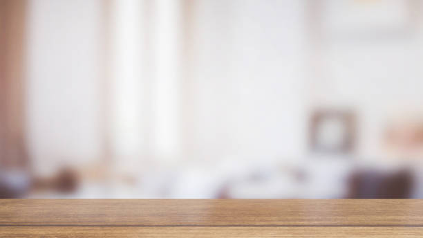 istock The wood table in home for presentation concept 3d rendering 1370653618