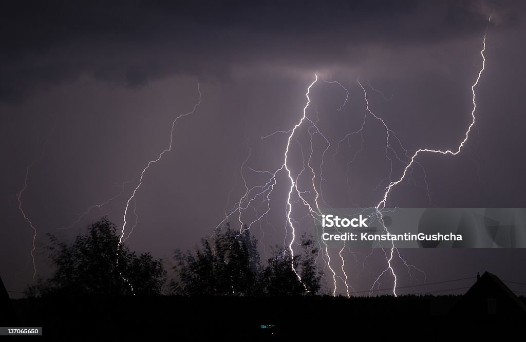 Lightnings et nuit d'orage - Photo de Ambiance - Événement libre de droits