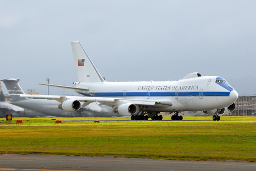 San Juan- Puerto Rico- October 26, 2011: A Boeing 737 Aircraft of United Airlines  was taxing in San Juan International Airport, Puerto Rico.