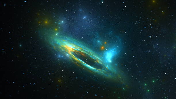 istock Galaxy stars planets star clusters, colored gas clouds in abstract space. Outer space nebula. Galaxy Space background universe magic sky nebula night purple cosmos. 3d render 1370663996