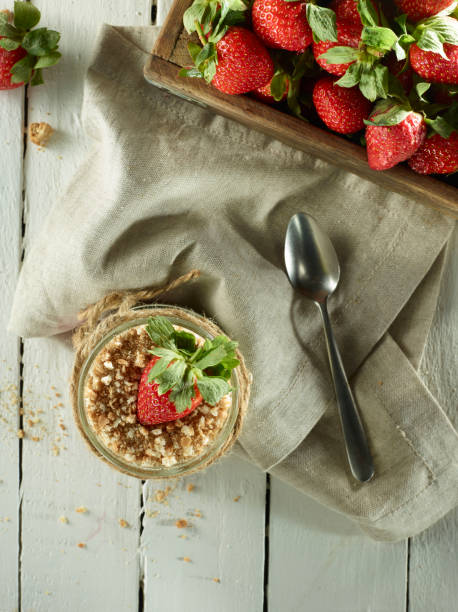 istock Strawberry and yogurt dessert 1370672293