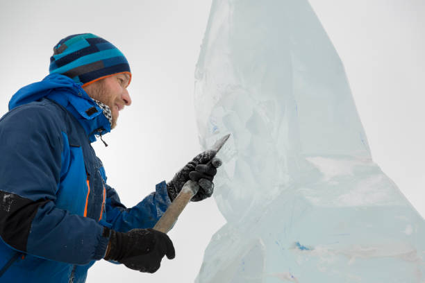 istock Portrait of a sculptor at work on a figure 1370677578