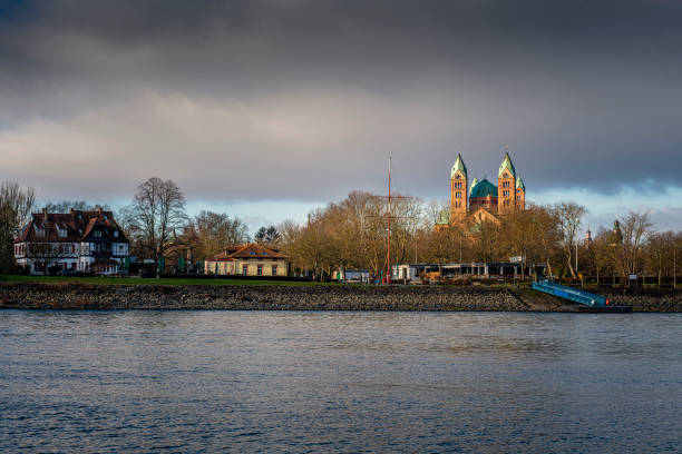 Speyer Cathedral on a cloudy day