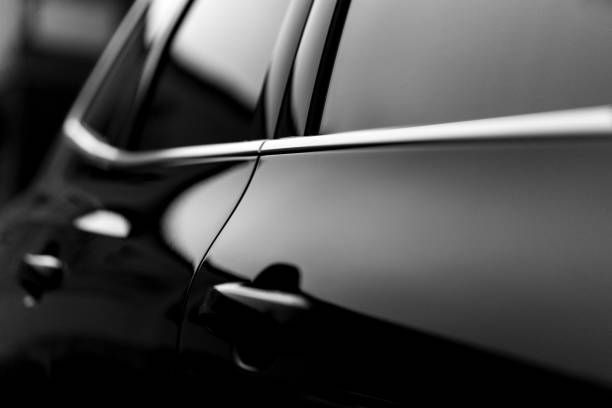 istock Blurred abstract black car door 1370686034