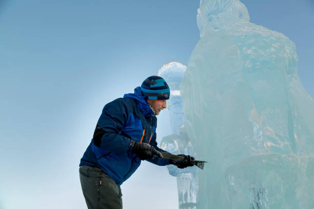 istock Portrait of a sculptor at work on a figure 1370691488