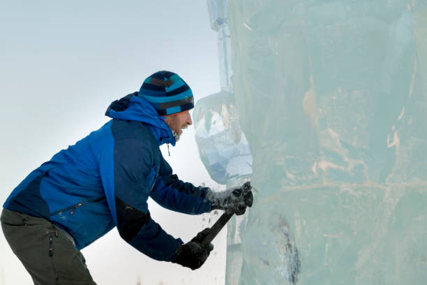 istock Portrait of a sculptor at work on a figure 1370691508