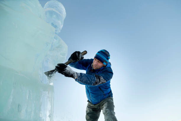 istock Portrait of a sculptor at work on a figure 1370691963