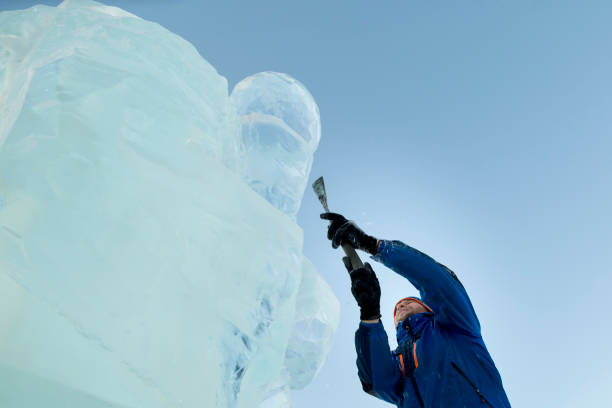 istock Portrait of a sculptor at work on a figure 1370692080