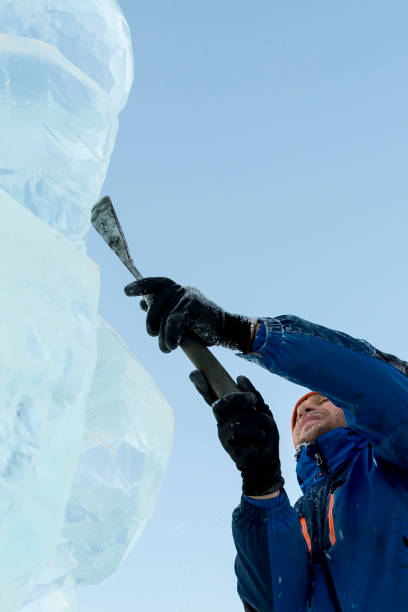 istock Portrait of a sculptor at work on a figure 1370692118