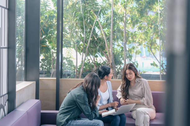 istock Women working together on a laptop 1370692347