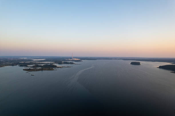 istock Panorama view in sunny Elektrenai lake, Lithuania 1370693785
