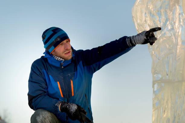 istock Portrait of a sculptor at work on a figure 1370693938