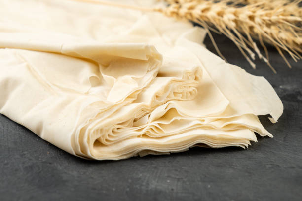 istock Homemade filo dough 1370694005