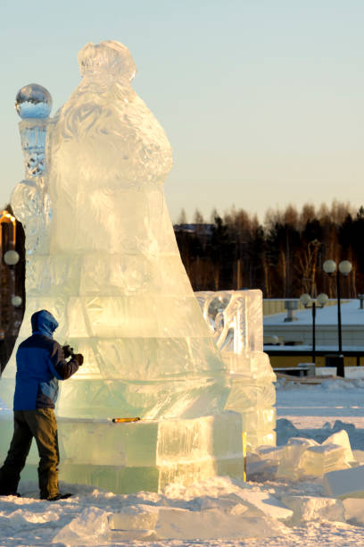 istock Portrait of a sculptor at work on a figure 1370695506