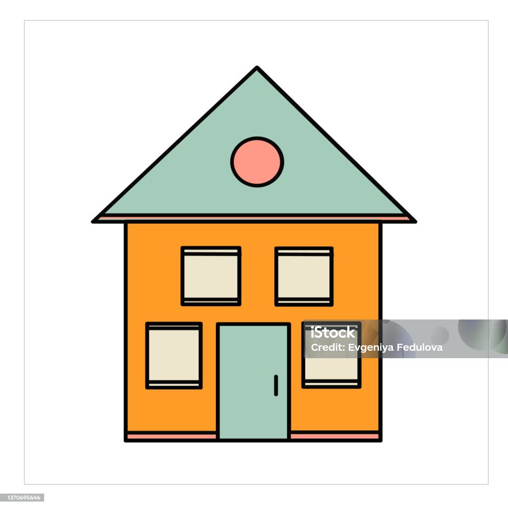Simple House Vector Stock Illustration - Download Image Now - Architect ...