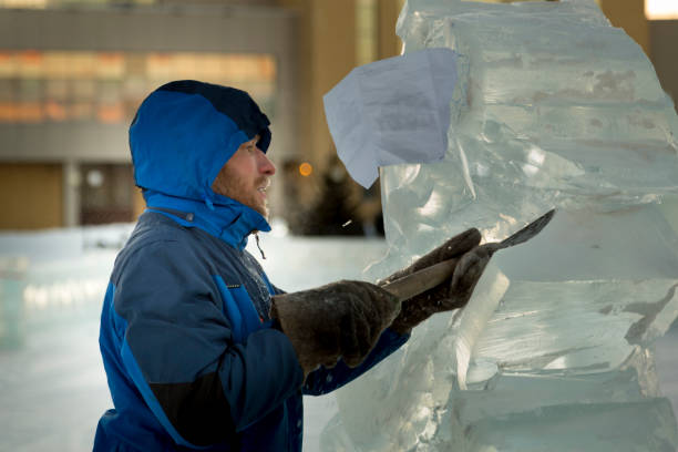 istock Portrait of a sculptor at work on a figure 1370695694