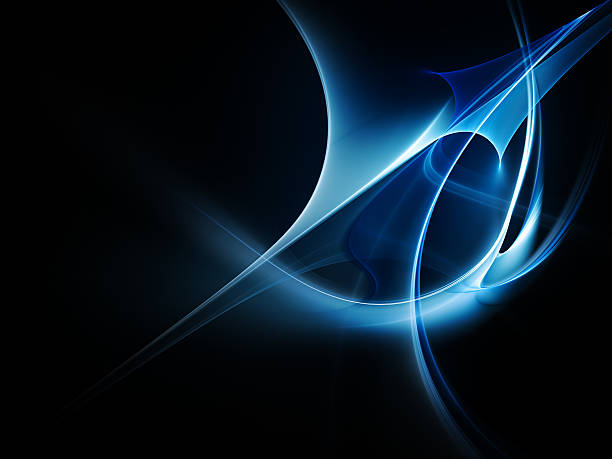 Cтоковое фото Синий и черный абстрактный фон