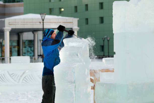 istock Portrait of a sculptor at work on a figure 1370696844