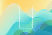 istock Abstract background with dynamic effect. Creative design with vibrant gradients. 1370697026