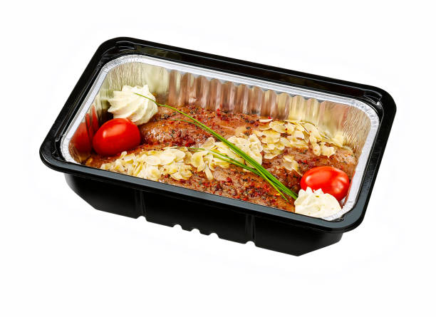 istock Turkey tenderloin filet with spices in plastic tray 1370697271